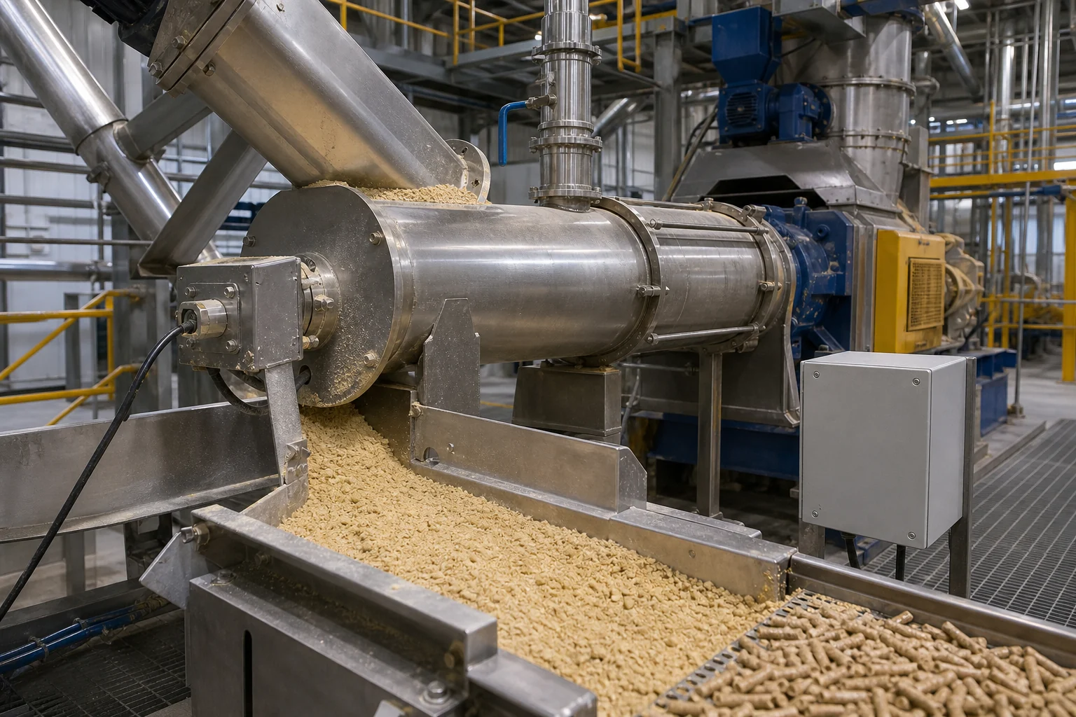 Conditioner and pellet-mill feed