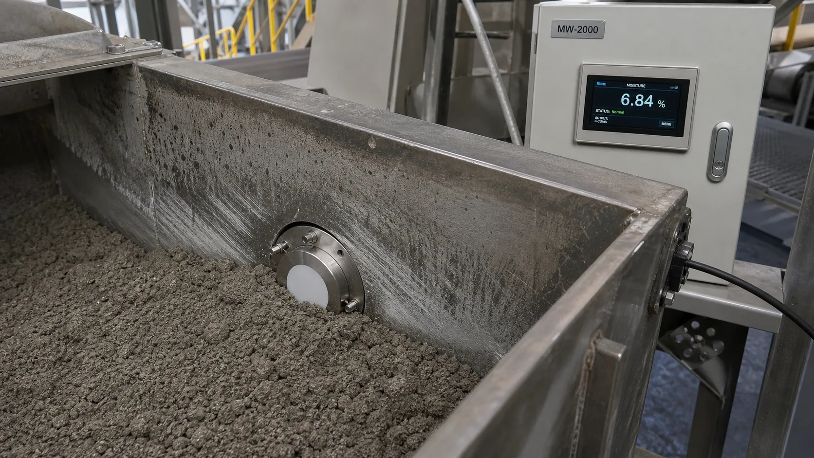 Contact microwave measurement